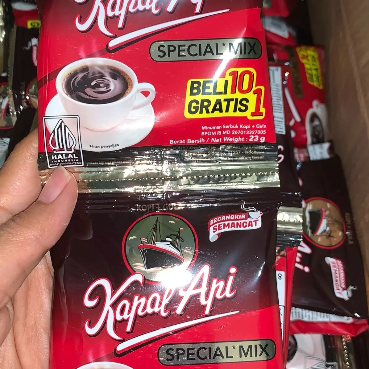 11pcs/1renteng KAPAL API SPECIAL MIX  23gr