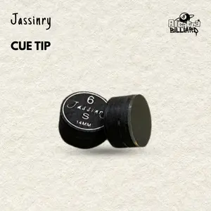 Jassinry Master Tip Billiard Black Clear 14 Mm, 6 Layer (S) (M)