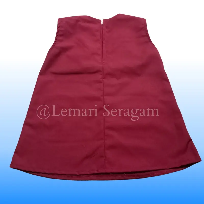 Seragam Sekolah  Rompi Untuk Anak TK PEREMPUAN Warna Biru Benhur, Hijau , Merah 7