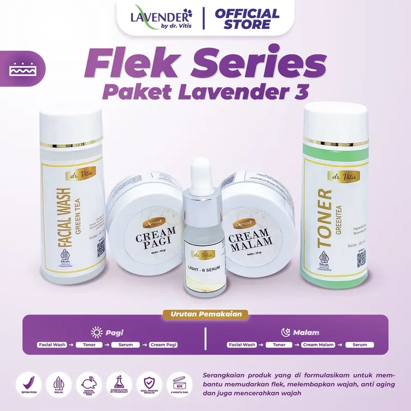 Paket Flek Series | Paket Flek | Skincare Flek | Flek | Lavender | Lavender Skincare 1