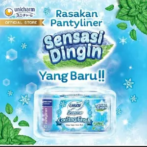 Charm pantyliner coolling Fress 32pads //pantyliner nyaman