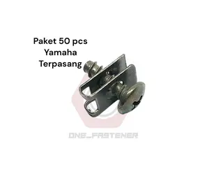 50 pcs Terpasang Baut Klip batok Yamaha m5 sekrup cacing body mio