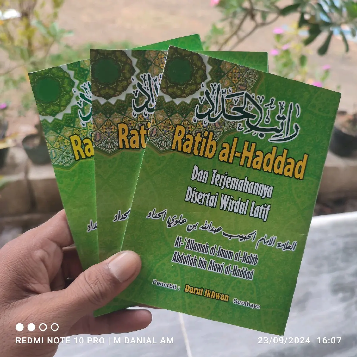 Terjemah Rotibul Haddad dan Wirdul Lathif Uk. Saku Ratib Haddad