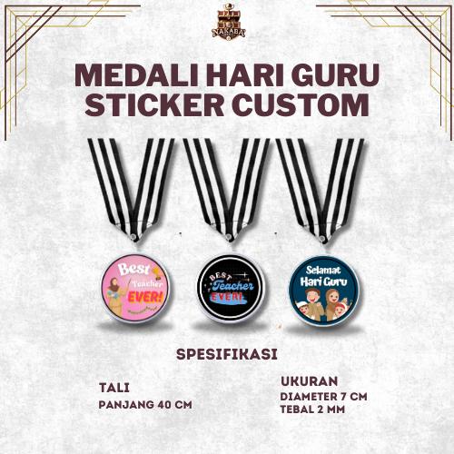 Medali Akrilik Sticker Custom Kado l Hadiah l Penghargaan l Ibu & Ayah ...