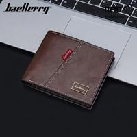 Gambar Dompet Pendek Pria Kulit PU RFID Protect BAELLERRY D3042 - Black dari Baellerry ID Kota Administrasi Jakarta Barat 3 Tokopedia