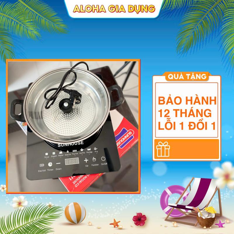 Bếp Từ Đa Năng 2200w Thế Hệ Mới Tặng Kèm Nồi Có Bảo Hành