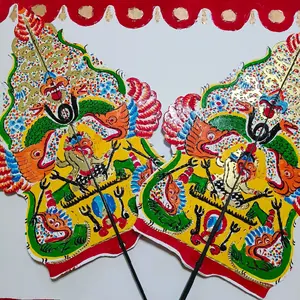 Wayang kertas duplex GUNUNGAN GANESA tinggi 80cm