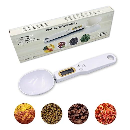 Product Introduction of Digital Spoon Scale, Baking Scale, LCD Display for Laboratories Kitchens，Milk Tea Flour Medicine 1.1lb/500g(0.1g) Milligram Scale 18