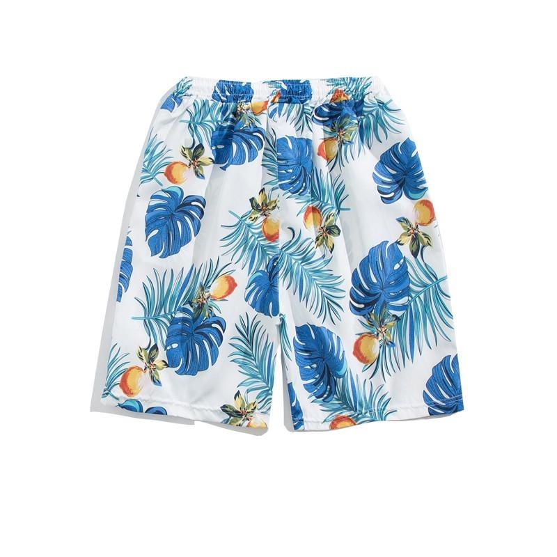 Product Introduction of Live unbridled Fashion Summer Seaside Vacation Floral Shorts Men's Casual  Shorts Loose Beach Pants 7