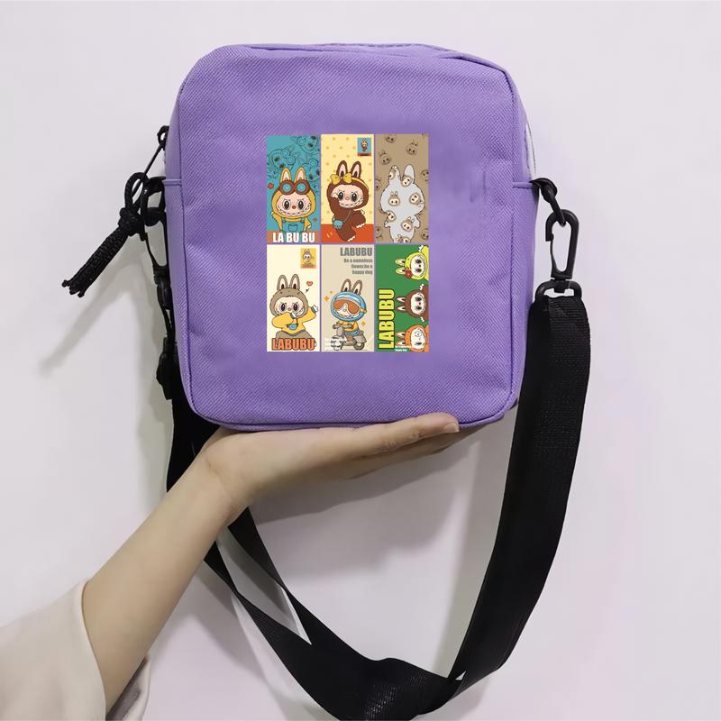 PVJ Tas Labubu Selempang Anak Sekolah SD Laki Laki Perempuan Fashion 6