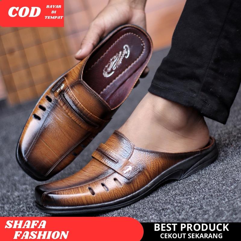 Sandal Sepatu Pria Dewasa Kekinian Bustong Sultan Casual Formal Murah Berkualitas 01 5