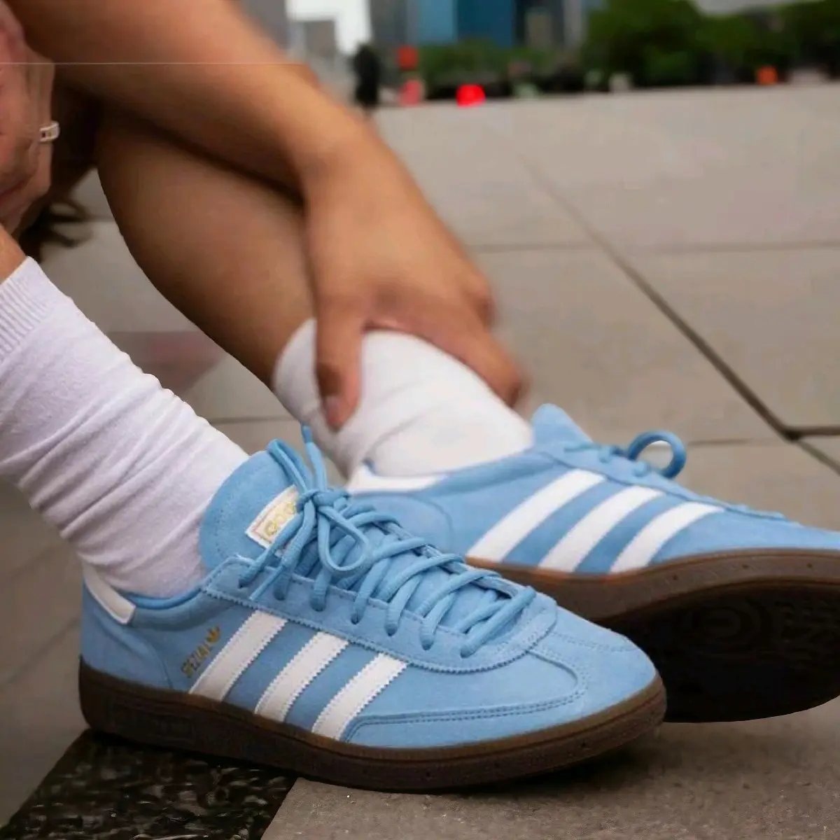 PROMO Sepatu Kasual Spezial Ice blue Pria Terlaris 1.1 free box, kaos kaki & Paperbag