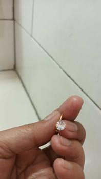 Product Review of ANTING DESY TITANIUM SILVER MOTIF PERMATA ANTI LUNTUR ANTI KARAT Earrings from s**e 0