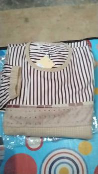 Product Review of SEO GAMIS SEMUT BY SYAINA TERBARU DAN KEKINIAN  Katun Polos Linen Muslim Nyaman Wudhu Wanita Dress Dewasa Lebaran gam is cantik from @**🤍 0