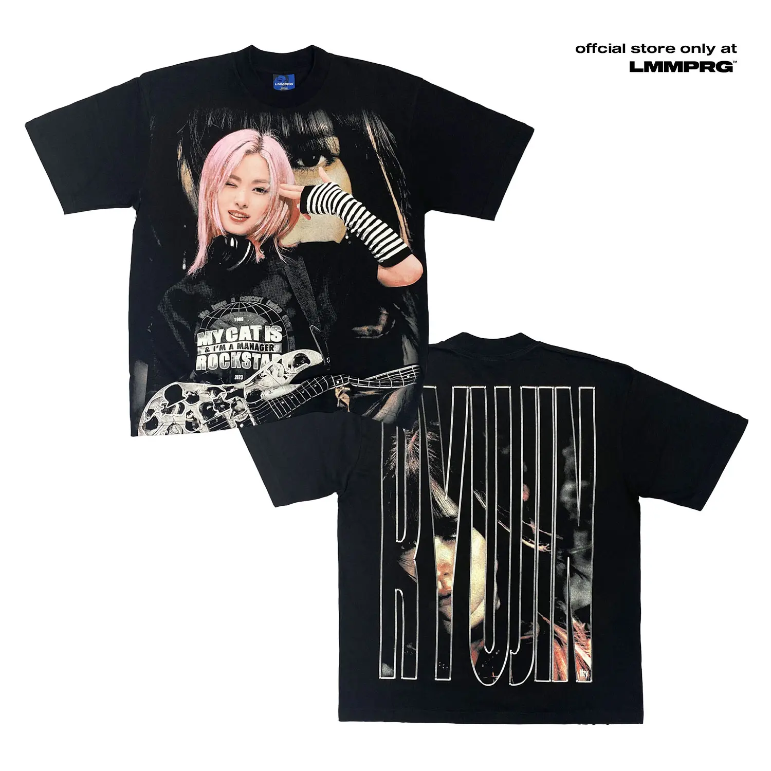 KAOS BAJU SHIN RYUJIN ITZY T-SHIRT OVERSIZE | LMM PRG