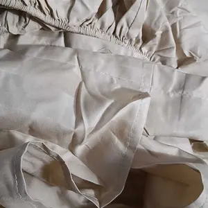 UNITWO -LUXE [SEPREI SET ONLY] Seprei Set Hotel Motif Salur Dengan Sarung Bantal dan Guling Karet Keliling Tinggi 30cm  200X200 180X200 160X200 120X200 Halus Lembut dan Nyaman