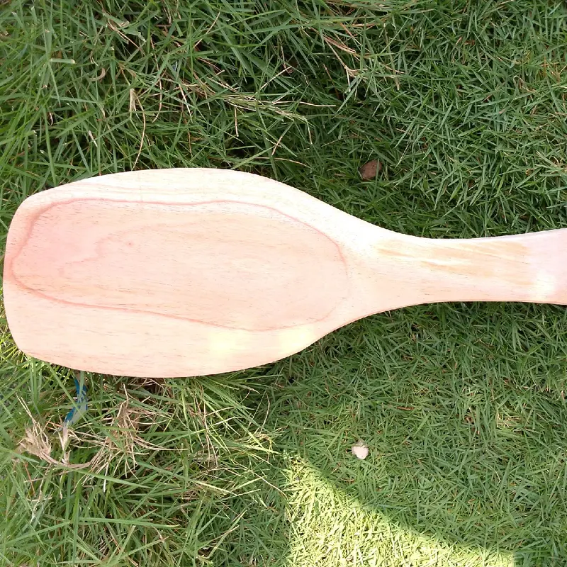 centong cutil bahan kayu mahoni silicone utensils sodet woodpulp tidak transfer panas 8