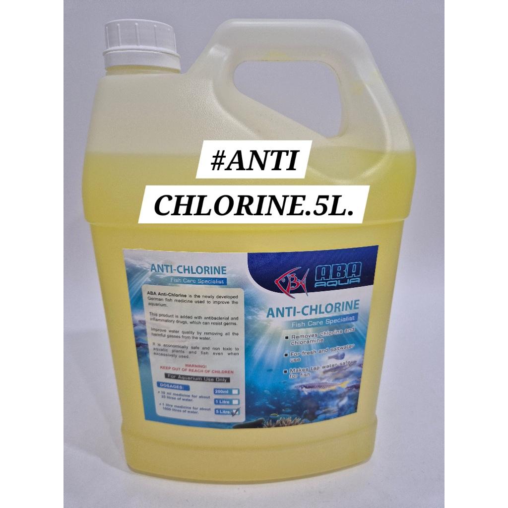 ABA Anti Chlorine 5Litre Aquarium Fish Ikan Akuarium