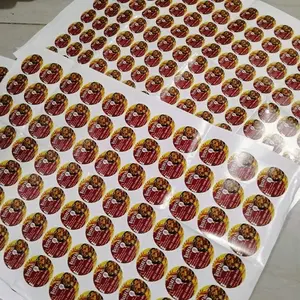 [600pcs] Stiker Bulat / Kotak / Oval Label Kemasan Makanan Minuman Snack Kue Kering | Stiker Terimakasih Selamat Menikmati | Stiker Packing Chromo || Bebas Custom Bentuk & Tulisan