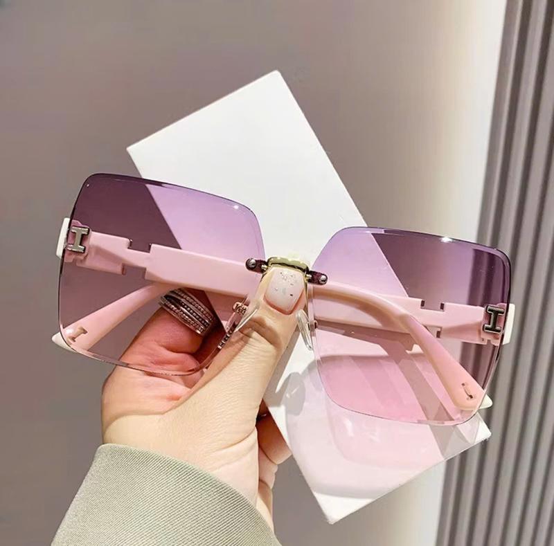 Độc quyền kimtronsalan HNS MK4 Kính Mát Gọng Vuông Chống Tia UV400 Thiết Kế Sang Trọng Thời Trang Cao Cấp Cho Nữ