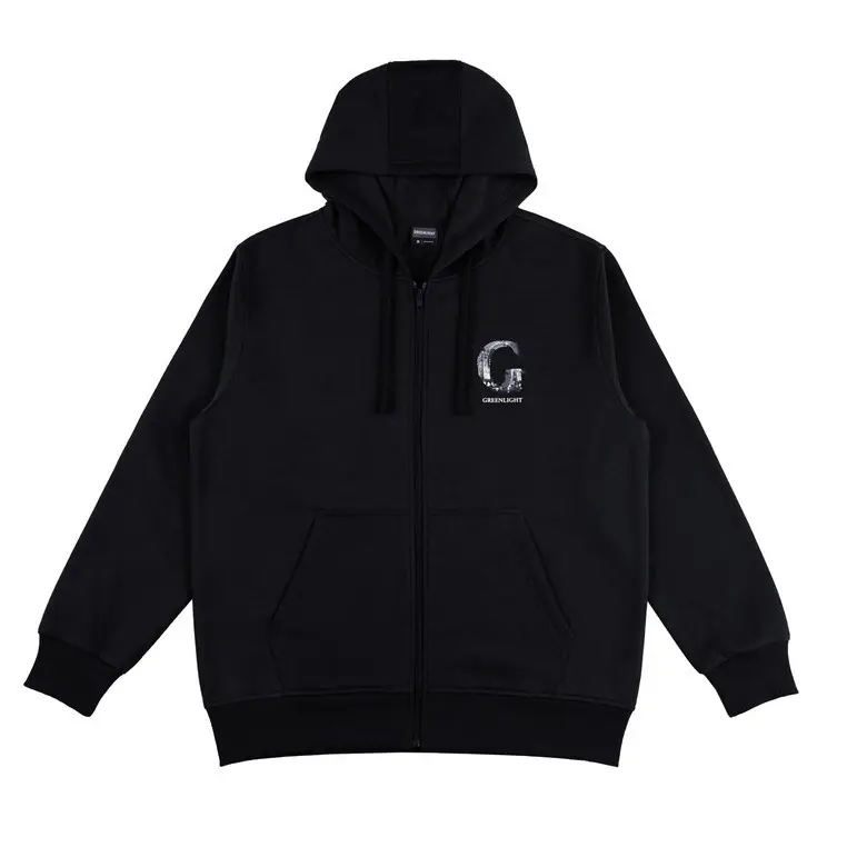 Greenlight Men's Jacket Zipper Hoodie Sweatshirt Regular Fit Fleece Logo Avery H060125