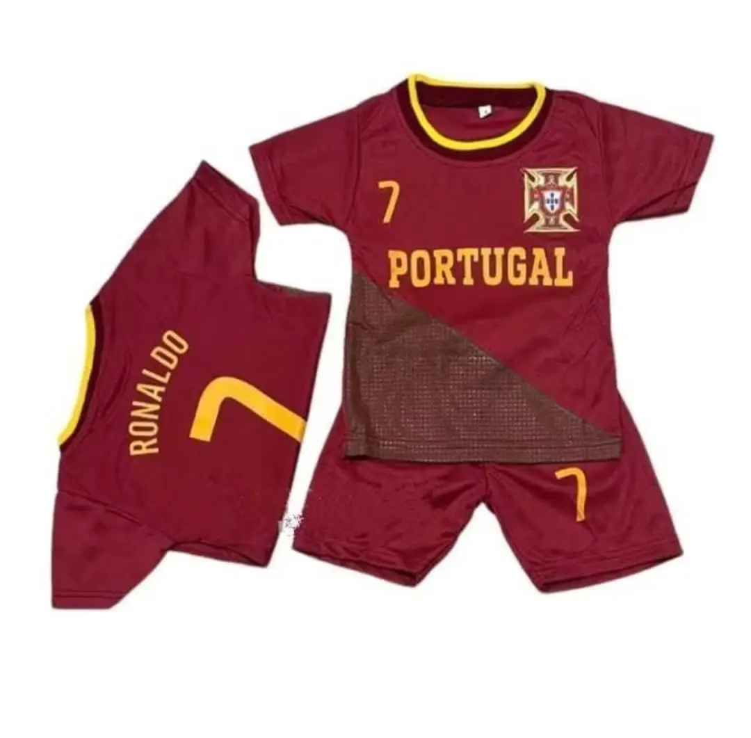 Setelan Baju Bola Anak Ronaldo AL NASSR / Kaos Sepak Bola Anak Untuk Usia 1 -15 Tahun