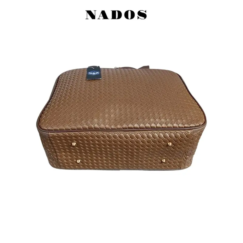 NADOS-Tas Pakaian Eksklusif dengan Keanggunan Modern Elegansi Anyaman Kulit  untuk Profesional Kepraktisan dan Kegagahan di Setiap Perjalanan Travel Pria 6
