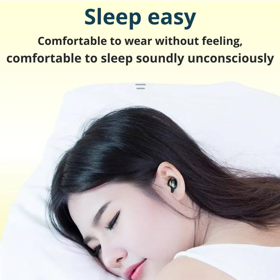 GLORIA-X55 TWS  Earphone Tidur Suara Stereo Level HiFi, Earphones Wireless dengan Kualitas HI-FI Extra Bsaa Baterai Tahan Lama dan Layar Tampilan LED tws  premium