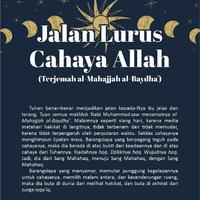 Gambar Jalan Lurus Cahaya Allah (Terjemah al-Mahajjah al-Baydha’) Penulis: Syaikh M. Fauzi Al-Karkari Penerjemah: Jamaluddin dari tokowawasanilmubms Kota Yogyakarta 5 Tokopedia