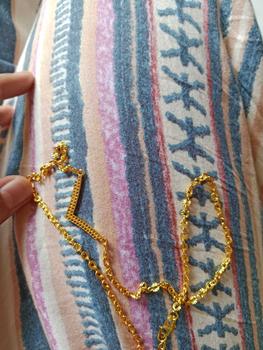 Product Review of Kalung V Fuji Nuri Free Cincin Fuji Full Permata Gold Lapis Emas 24K from m**a 2