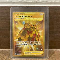 pokemon gold card packs Pokemon - Sword & Shield - Silver Tempest - Leafy Camo Poncho