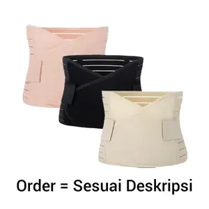 Korset  Sabuk Wanita Pengecil Perut Setelah Melahirkan Korset Pengecil Perut Double  Nyaman Hitam Korst Stagen Tally Shapewear Busa pembentuk body belly  binder Seamles