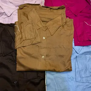 Top kemeja bordir lengan bunga melody katun twill