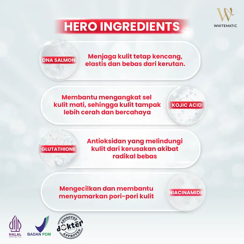 [DAPAT 1 SABUN] WHITEMATIC ULTIMATE CRYSTAL DNA BRIGHTENING RED SOAP 90G SABUN BATANG MENCERAHKAN & MELEMBABKAN KULIT 3
