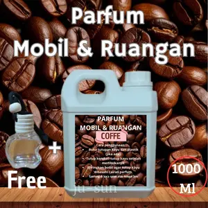 PARFUM CAR & ROOM REFIL PARFUM MOBIL COFFEE 1 LITER FREE BOTOL APEL AROMA BEST SELLER