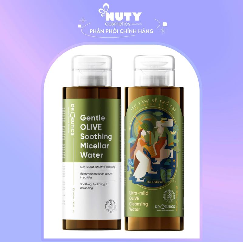 Nước Tẩy Trang DrCeutics Ultra Mild Olive Cleansing Water (500ml)