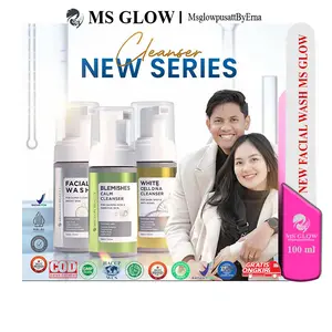 FACIAL WASH NEW MS GLOW CLEANSER ALL  Cleansing skin type brightening, acne prone,ultimate