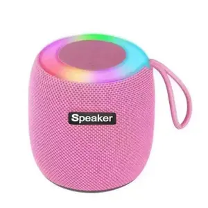 Speaker Mini SH309 Bluetooth Portable Gampang Dibawa! Ada Tali Lanyard buat Digantung. Efek Lampu RGB LED Warna-warni. Cocok buat Musik dari HP, TV, Radio, MP3 Player.