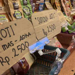 Promo Jepitan Label Transparan 11cm untuk Papan Tag dan Hanger - Harga Obral!