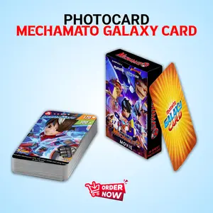 MECHAMATO BOBOIBOY GALAXY CARD UNOFFICIAL PREMIUM 25 SHEET FREE BOX
