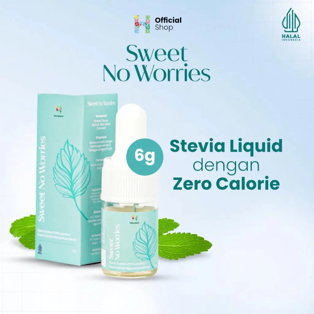 Sweet No Worries : Ekstrak Stevia Pemanis Alami