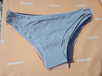 Product Review of 3Pcs Cotton High Cut Briefs Low Waist Lingerie Womenswear Thin Comfortable Sexy Underwear Soft Stretch Basic Panties M-XXL from N**O 3