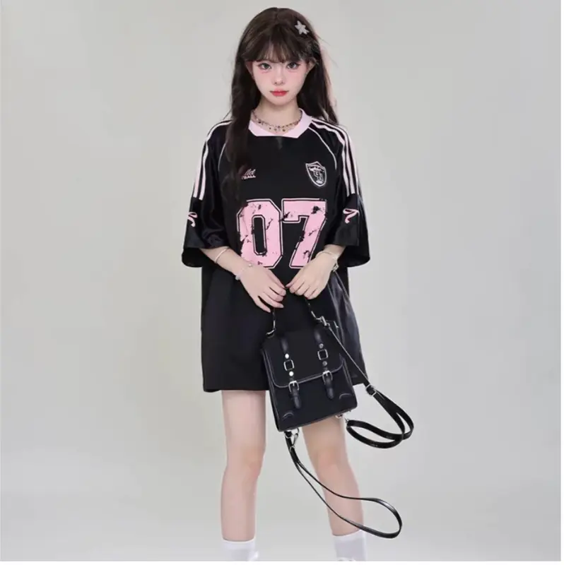 [SIZE XL ONLY] Atasan Wanita Pita Jersey Coquette 07 Nuritari - Bahan Adem Oversize - Baju, Polos Oblong 4