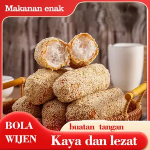 Kue Wijen Buatan Tangan Original Renyah Lezat Cocok Orang Tua Anak Tanpa Bahan Tambahan 1kg  Food