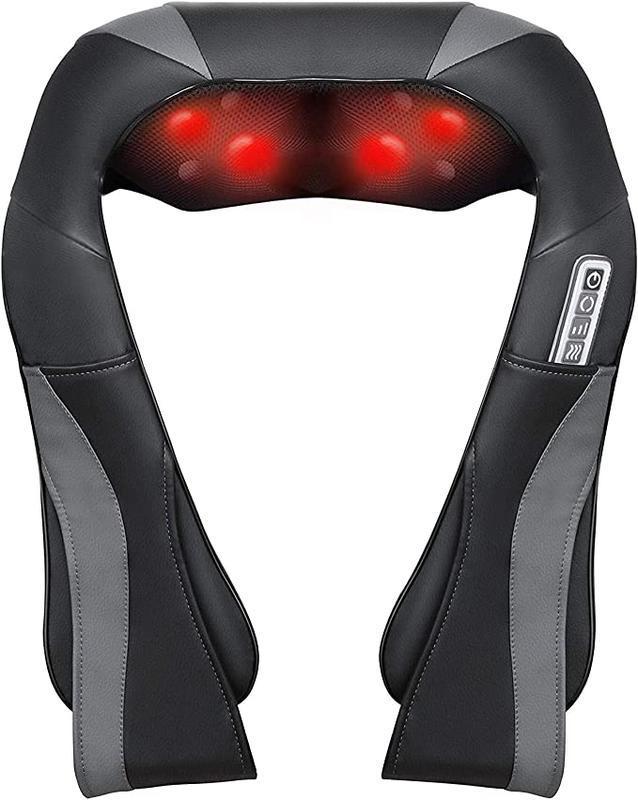 Neck Massager Shiatsu Neck and Shoulder Massager with Heat, Deep Tiss…