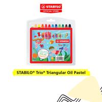 Gambar STABILO Trio Triangular Oil Pastel / Oil Pastel / Crayon - Wallet of 12 dari STABILO INDONESIA Kota Administrasi Jakarta Barat 1 Tokopedia