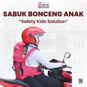 Zatra Sabuk Boncengan Anak Standar Dengan Penyangga Bawah Usia mulai 2 tahun