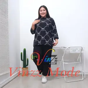 VINZZ - Setelan Jumbo Pita Dot