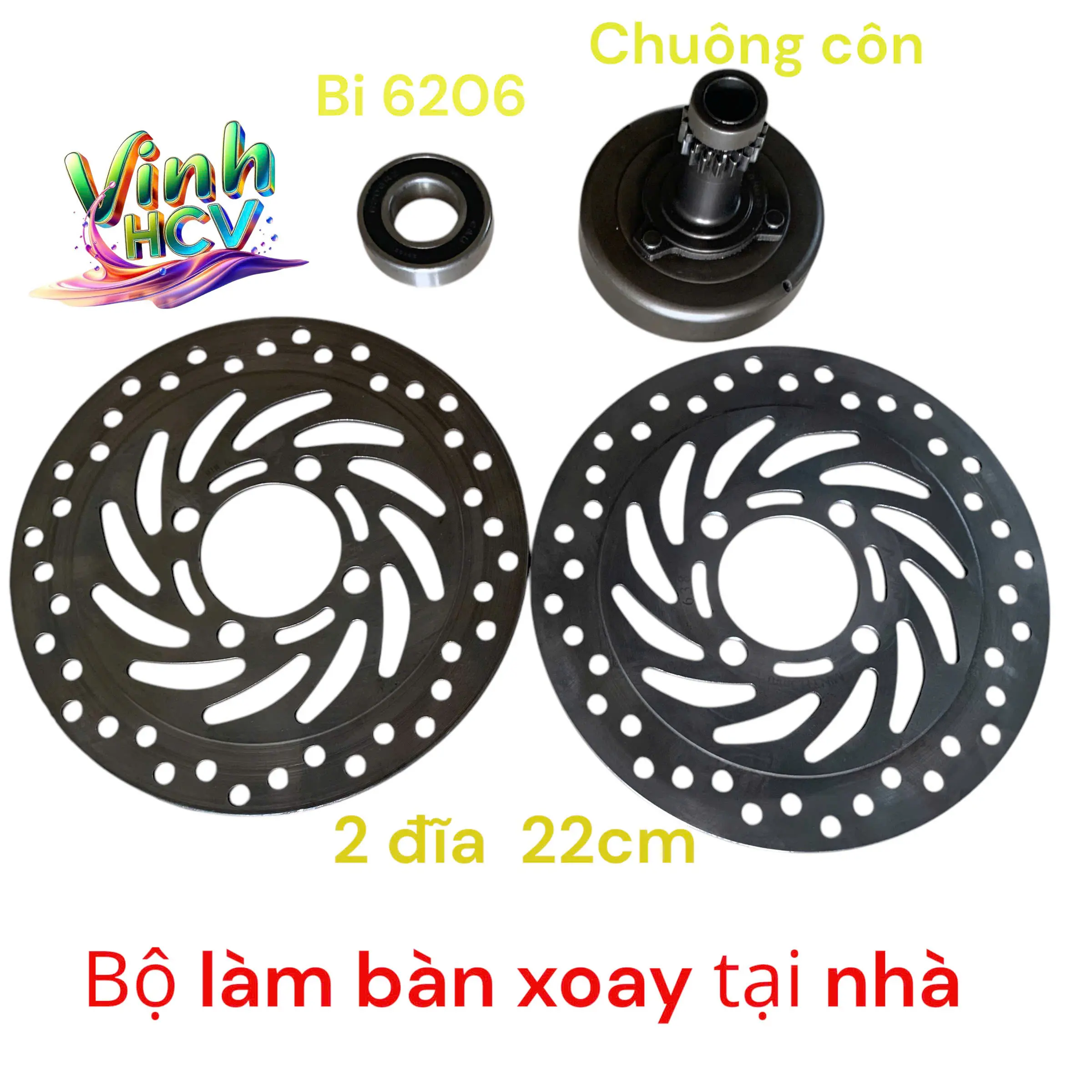 BỘ TỰ LÀM BÀN XOAY TẠI NHÀ  SIZE 22CM