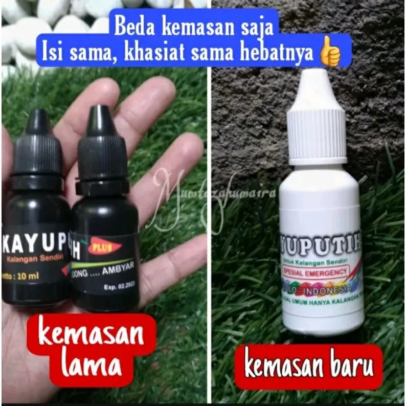 Minyak kayu putih plus el Kahfi pelega sesak nafas Aromaterapi Tetes